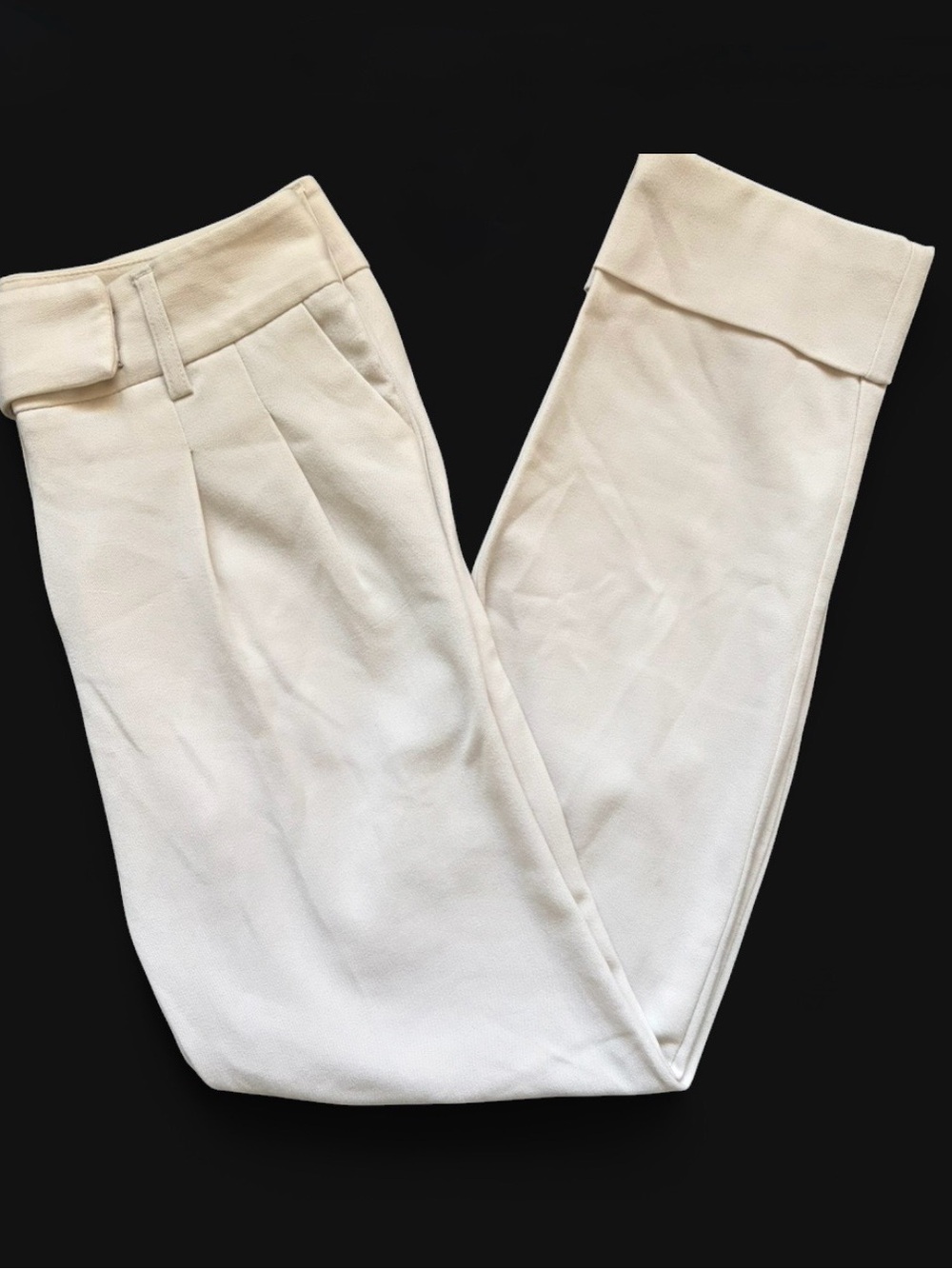 Jennifer Lopez Cream Trousers